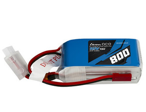 Gens Ace 8003S45JS 3S 800mAh 11.1V 45C Soft Case LiPo Battery (JST)