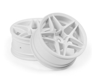 HPI 160579 Kansei Astro Wheels White 3mm Offset 26mm (Pr) 1/10