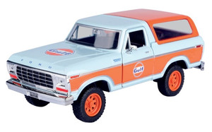 Motor Max 79662 1978 Ford Bronco with Gulf Livery 1/24