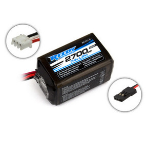 Reedy 27314 LiPo Pro Receiver Battery 2700mAh 7.4V Hump