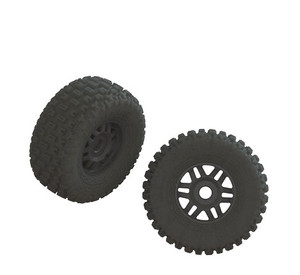 Arrma 550110 Boots Fortress LP Tire Set, Mojave 4S 1/7