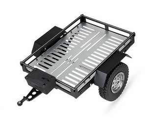 Integy 32735SILVER Leaf Spring 1/10 Size Low Side Trailer 285x210x100mm for Scale Crawler