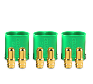 Castle Creations 011-0068-00 Polarized Bullet Connectors, Male, 6.5mm