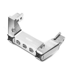 Integy 28049SILVER Alloy Rear Bumper Mount for Traxxas TRX-4 Scale & Trail Crawler (TRX 8215)
