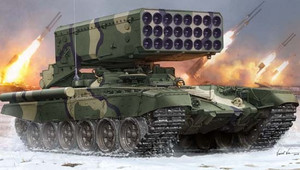 Trumpeter 05582 Russian TOS-1A Multiple Rocket Launcher 1/35