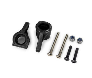 Traxxas 9137 Black Extreme Heavy-Duty Steering Blocks (L&R)