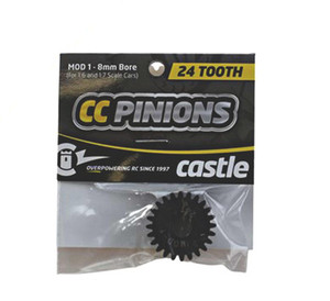 Castle Creations 010-0065-28 24T Mod1 Pinion suit 8mm Shaft