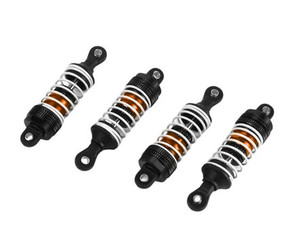 Maverick 150557 Alu Oil-Filled Shock Absorber Set (Orange/ 4pcs)