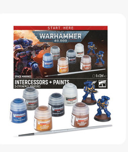 Games Workshop 60-11 Space Marines: Intercessors + Paints (52170101002)