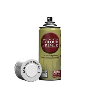 Army Painter 3002 Primer - Matt White - 400ml Spray Paint