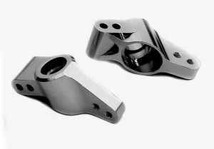 Integy T8687SILVER Rear Hub Carriers for HPI Ken Block WR8 3.0 (HPI 101208, 108021)