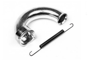 HPI 86247 EXHAUST HEADER (SILVER) SAVAGE XL