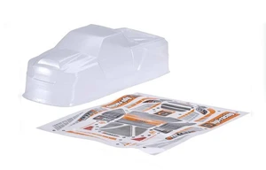 HPI 115515 Bullet MT Clear body with Nitro/Flux (BLACK) Decal
