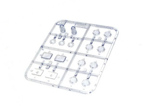 Tamiya 9115421 K Parts - Transparent/Clear Lenses and Windows for  Grand Hauler 1/14