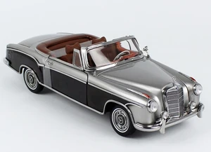 Sun Star 3593 1960 Mercedes-Benz 220SE Cabriolet - Grey/Dark Grey 1/18