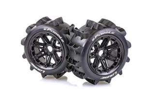 Louise LT3280B B-Paddle 1/5 Buggy Rear Wheel and Tyre, Hex 24mm