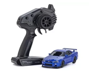 Kyosho 32658MB MINI-Z AWD NISSAN SKYLINE GT-R R34 V.specⅡNur Metallic Blue 1/27