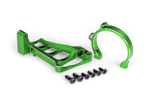 Traxxas 10262-GRN Green Alu Front and Rear Motor Mounts