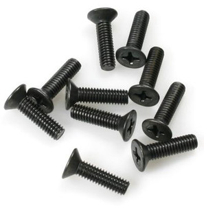 Robitronic 24623 Flat Head Screw M4x12mm (10 pcs)
