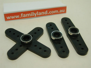 Ko Propo 36012 Stayer Servo Horn (Black)