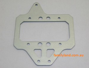 Great Vigor MV30421TA MAIN GEAR PLATE T=2mm 6061 TITANIUM (Rambo Great Vigor MV30421TA MAIN GEAR PLATE T=2mm 6061 TITANIUM (Rambo