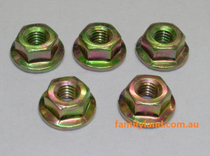 Tamiya 2220003 DIS Lock Nut Flange 4mm (5pcs)