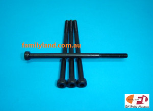 Family Land M4x70mm SOCKET HEAD CAP SCREWS (4pcs)