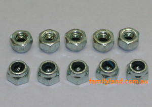 Family Land Nylon Insert Lock Nut M2.5 (10pcs) (Compatible ar715008)