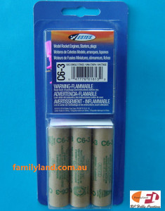 Estes 1613 C6-3 Engine (3 pcs) Estes 1613 C6-3 Engine (3 pcs)