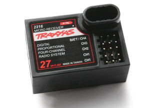 Traxxas 2216 Micro Receiver 4-Channel AM 27 Mhz