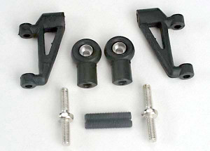 Traxxas 4332 Control arms, upper/upper rod ends (Nitro 4-Tec)