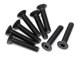 HPI 100557 Flat Head Screw 3x16mm (hex socket/8pcs)
