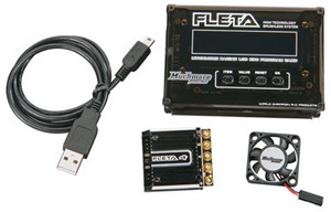 Muchmore ME-FLK4 Brushless ESC  Fleta 4.0 black/LCD program card