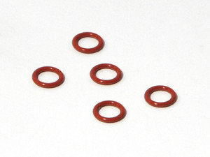 HPI 6823 SILICONE O-RING 4.5x6.6mm (RED/5pcs)