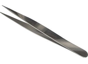 Excel 30412 Stainless shape sharp point 4.75" Tweezer