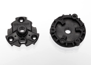 Traxxas 6464 Housing, cush drive (front & rear halves)