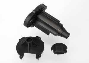 Traxxas 6991 Gearbox housing, rear/ pinion access cover