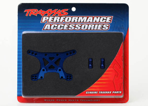 Traxxas 6440 Shock tower, front, 7075-T6 alu. (blue-anodized) Traxxas 6440 Shock tower, front, 7075-T6 alu. (blue-anodized)