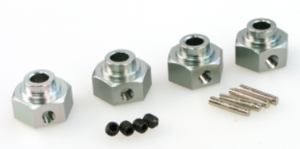 HBX RCT-H009 Alu. Wheel Hex (4pcs)