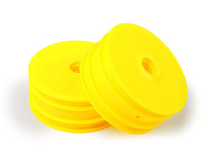 Durango 510018 2WD WHEEL RIM FRONT: YELLOW (2pcs) 1/10