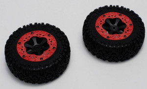 Kyosho EZ023 Tire & Rim Set for AXXE (2pcs) 1/10 Kyosho EZ023 Tire & Rim Set for AXXE (2pcs) 1/10