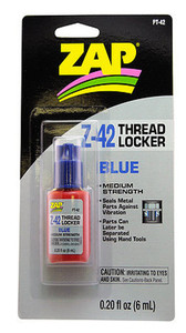 Zap PT-42 Z-42 Thread Locker Blue (6ml) (Medium Strength) Zap PT-42 Z-42 Thread Locker Blue (6ml) (Medium Strength)