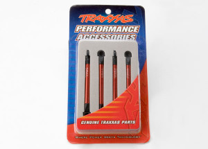 Traxxas 7118X Push rods, aluminum (red-anodized) (4) Traxxas 7118X Push rods, aluminum (red-anodized) (4)