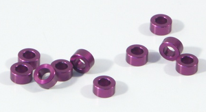 HPI Z819 ALUMINUM WASHER 3x6x3.0mm (PURPLE/10pcs)