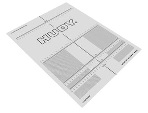 Hudy 108210 Plastic Set-up Board Decal for 1/8, 1/10