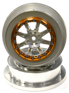 Integy T1 Front Alloy Wheel for Axial EXO Terra Buggy (2pcs)1/10