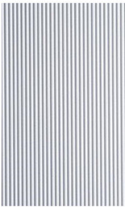 Evergreen 4530 Metal Siding - White Styrene .125" Spacing (1pc) Evergreen 4530 Metal Siding - White Styrene .125" Spacing (1pc)