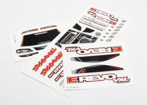 Traxxas 7113 Decal Sheet for 1/16 E-Revo VXL