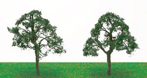 Hornby R8908 Live Oak Trees 75mm x2