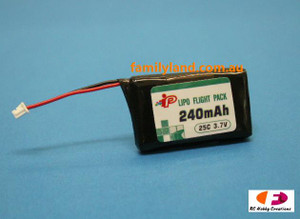 Intellect 240-1s Lipo Batt 240mAh 3.7V 25C Flight Pack E Flite